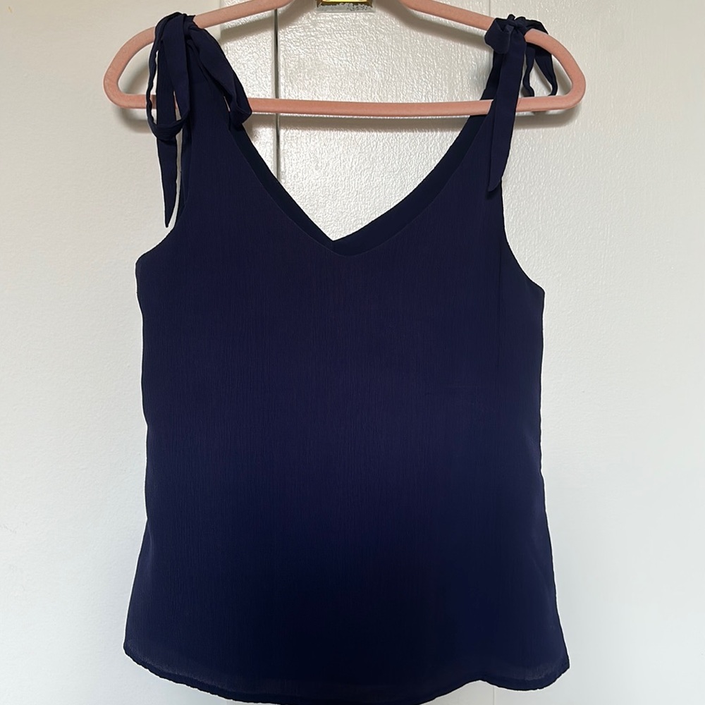 NWOT Beautiful Purple Tie Strap Tank